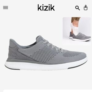 Kizik Lima Slip In On Shoes Men’s Women’s Grey Sneakers Comfortable